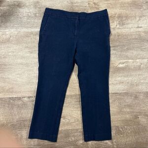 Ann Taylor Signature Navy Blue Capri Dress Pants Size 4p